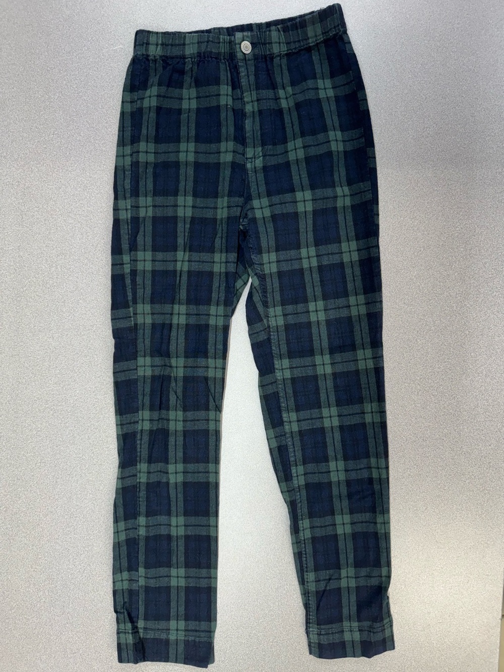 Brandy Melville Tartan Plaid 100% Cotton One Size Pant High Rise